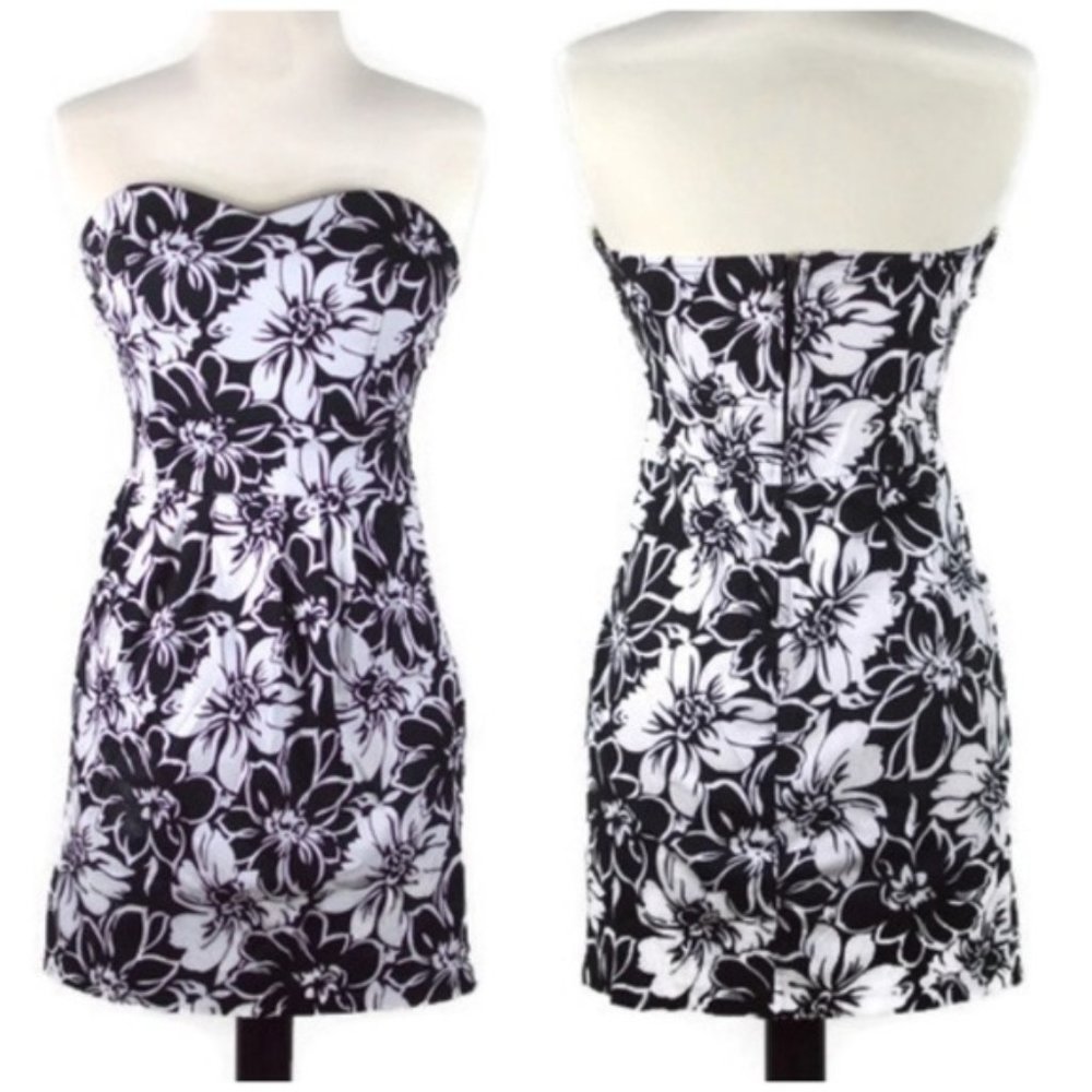 NWOT Poetry Clothing Strapless Floral Dress